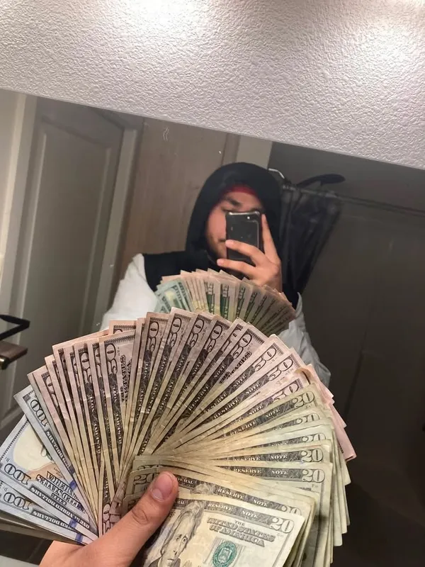 Fanned out