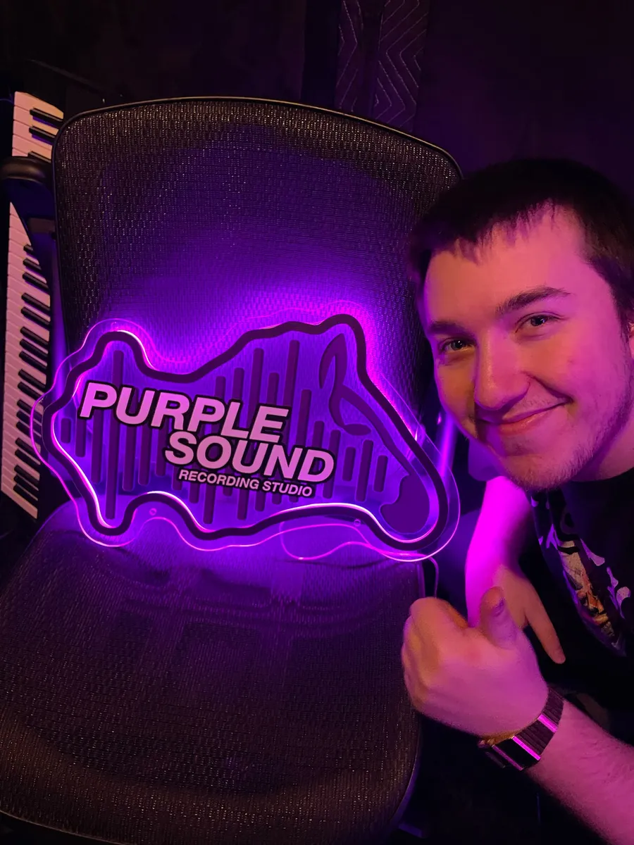 Portrait of Purple Sound Studios