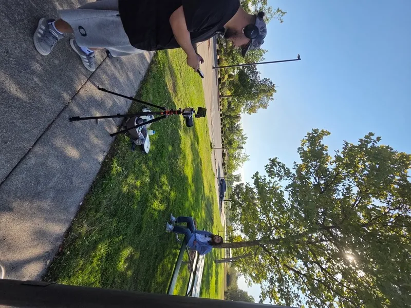 Rolling — the camera out in the open