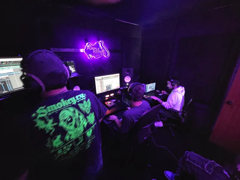 The session running, the room settled
