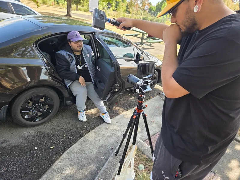 Working the angle round the car